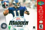 Madden NFL 2002 Box Art Front